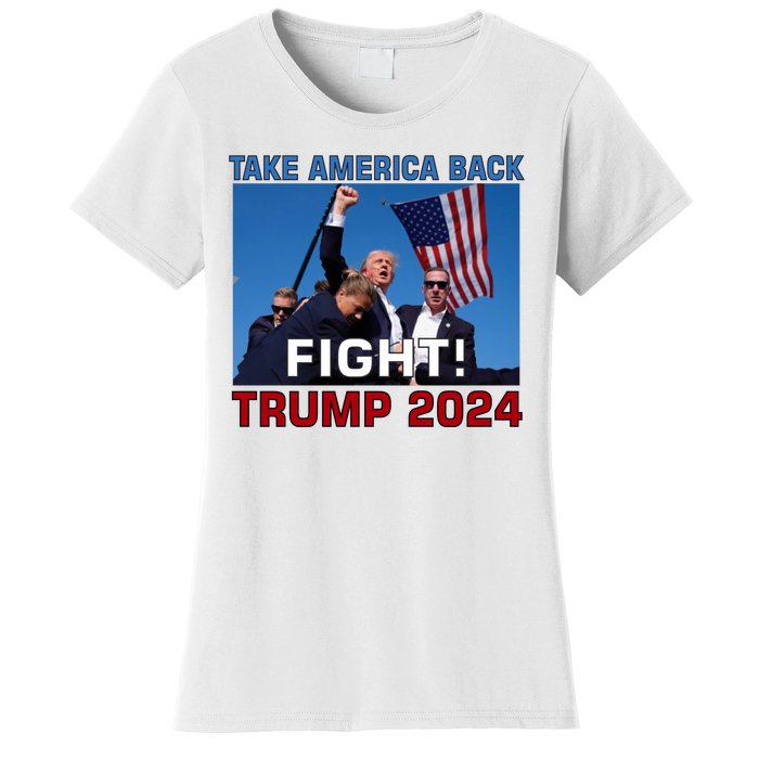 Never Surrender Trump Pennsylvania Rally Women's T-Shirt