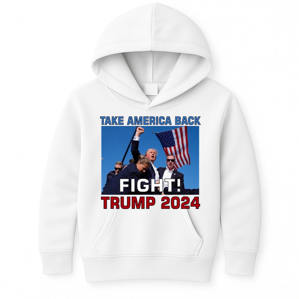 Never Surrender Trump Pennsylvania Rally Kids Hoodie