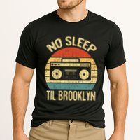 No Sleep Til Brooklyn Retro Old School Stereo Ghetto Blaster Cooling Performance Crew T-Shirt