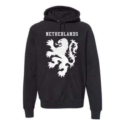 Netherlands Soccer Team National Lion Football Jersey Dutch Premium Hoodie