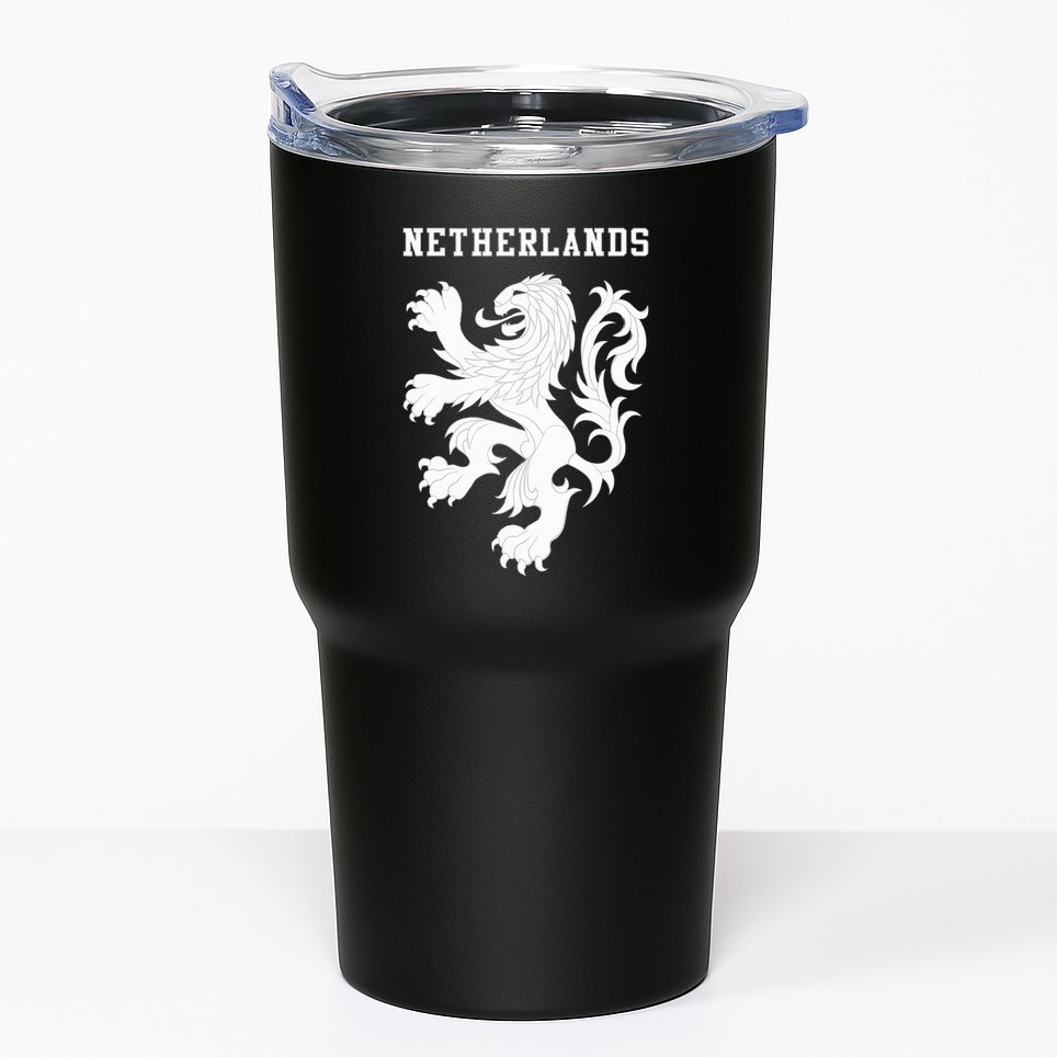 Netherlands Soccer Team National Lion Football Jersey Dutch Tumbler