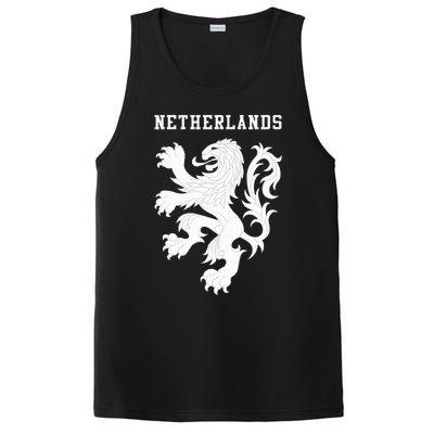 Netherlands Soccer Team National Lion Football Jersey Dutch PosiCharge Competitor Tank