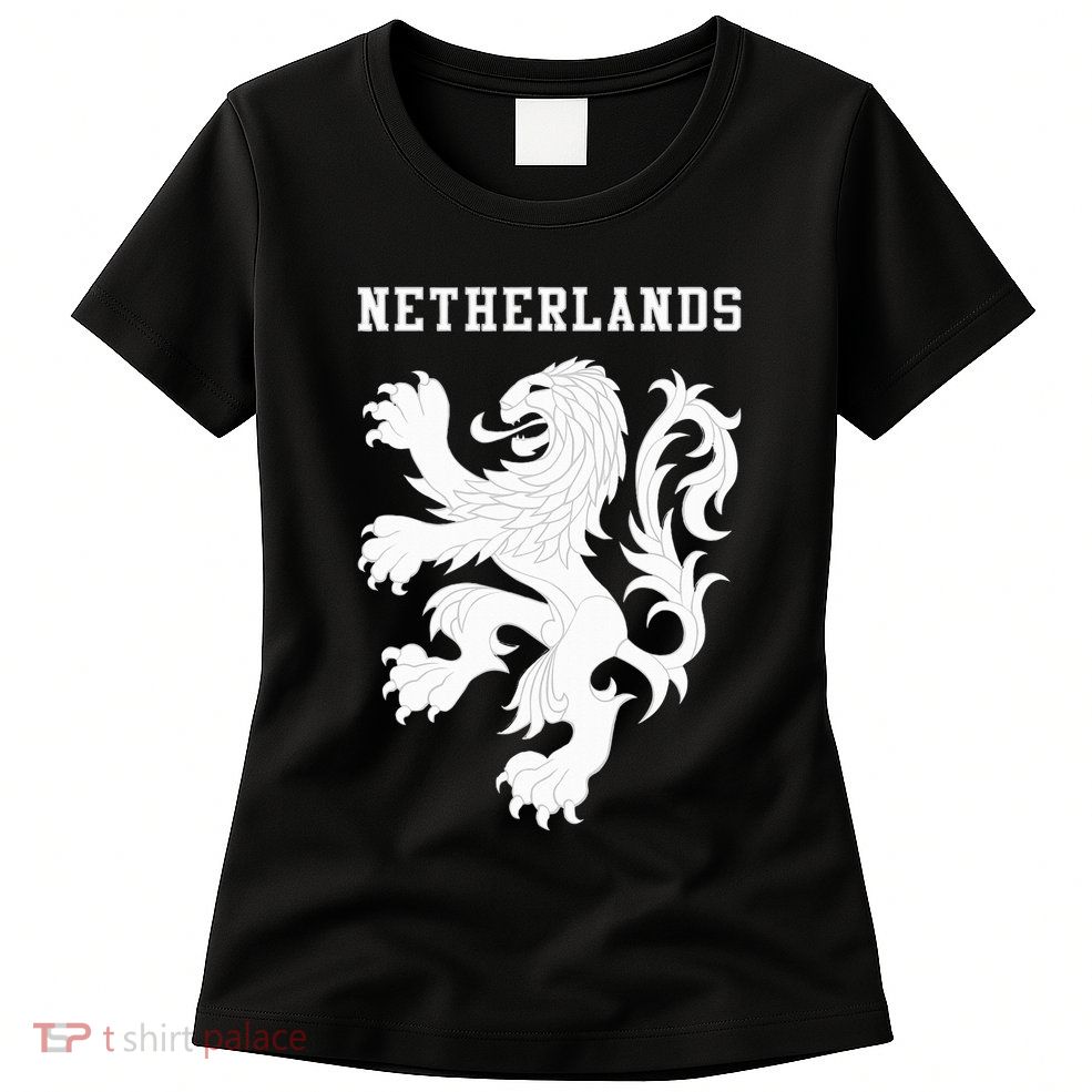 Netherlands Soccer Team National Lion Football Jersey Dutch Womens T-Shirt