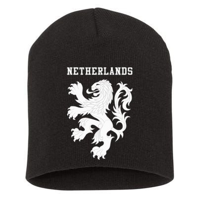 Netherlands Soccer Team National Lion Football Jersey Dutch Short Acrylic Beanie
