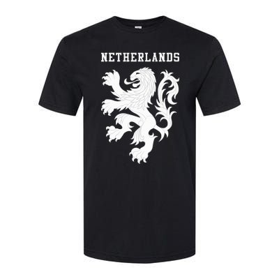 Netherlands Soccer Team National Lion Football Jersey Dutch Softstyle® CVC T-Shirt