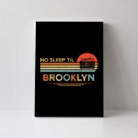 No Sleep Til Brooklyn Old School Portable Stereo Retro Canvas