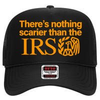 Nothing Scarier Than The Irs Funny Halloween Costume Women High Crown Mesh Back Trucker Hat