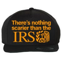 Nothing Scarier Than The Irs Funny Halloween Costume Women Wool Snapback Cap