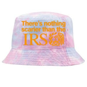 Nothing Scarier Than The Irs Funny Halloween Costume Women Tie-Dyed Bucket Hat