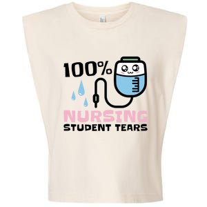 Nursing Student Tears Great Gift Garment-Dyed Women's Muscle Tee