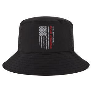 Never Surrender Usa Flag Never Surrender Cool Comfort Performance Bucket Hat