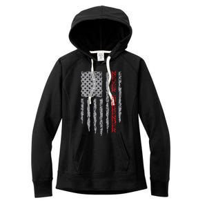 Never Surrender Usa Flag Never Surrender Women's Fleece Hoodie