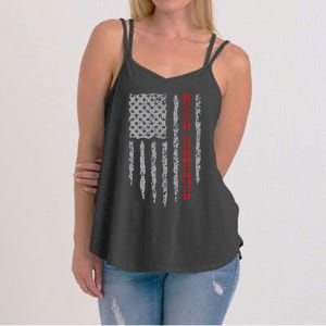 Never Surrender Usa Flag Never Surrender Women's Strappy Tank