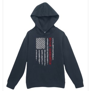 Never Surrender Usa Flag Never Surrender Urban Pullover Hoodie