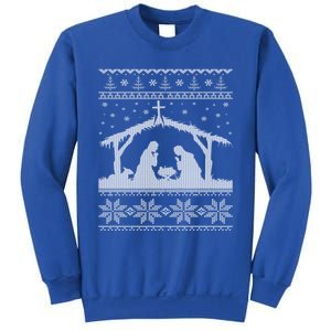 Nativity Scene Ugly Christmas Design Gift Sweatshirt