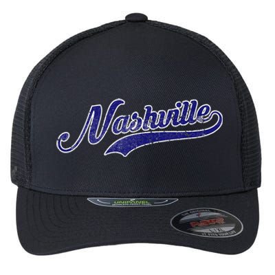 Nashville Soccer Vintage Fan Flexfit Unipanel Trucker Cap