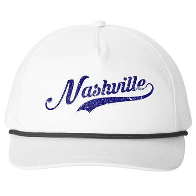 Nashville Soccer Vintage Fan Snapback Five-Panel Rope Hat