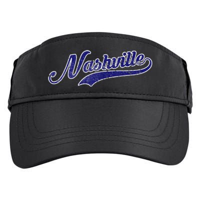 Nashville Soccer Vintage Fan Adult Drive Performance Visor