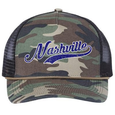 Nashville Soccer Vintage Fan Retro Rope Trucker Hat Cap