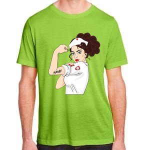 Nurse Strong Warrior Proud Nurses And Students Gift Adult ChromaSoft Performance T-Shirt