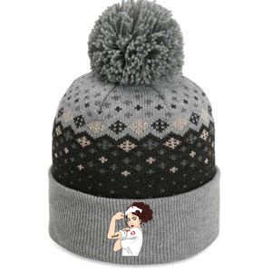 Nurse Strong Warrior Proud Nurses And Students Gift The Baniff Cuffed Pom Beanie