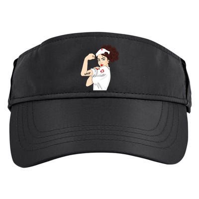 Nurse Strong Warrior Proud Nurses And Students Gift Adult Drive Performance Visor
