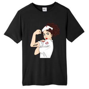 Nurse Strong Warrior Proud Nurses And Students Gift Tall Fusion ChromaSoft Performance T-Shirt