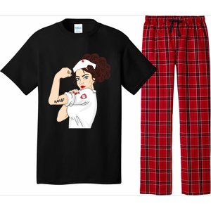 Nurse Strong Warrior Proud Nurses And Students Gift Pajama Set