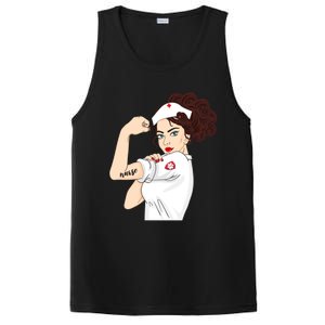 Nurse Strong Warrior Proud Nurses And Students Gift PosiCharge Competitor Tank