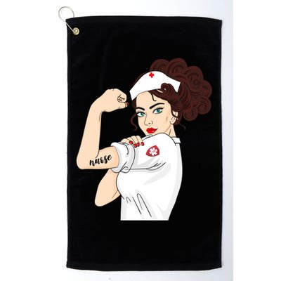 Nurse Strong Warrior Proud Nurses And Students Gift Golf Towel
