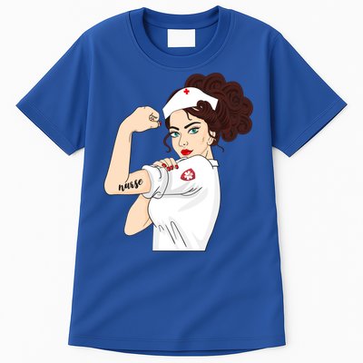 Nurse Strong Warrior Proud Nurses And Students Gift Tall T-Shirt