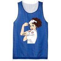 Nurse Strong Warrior Proud Nurses And Students Gift Mesh Reversible Basketball Jersey Tank