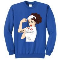 Nurse Strong Warrior Proud Nurses And Students Gift Tall Sweatshirt