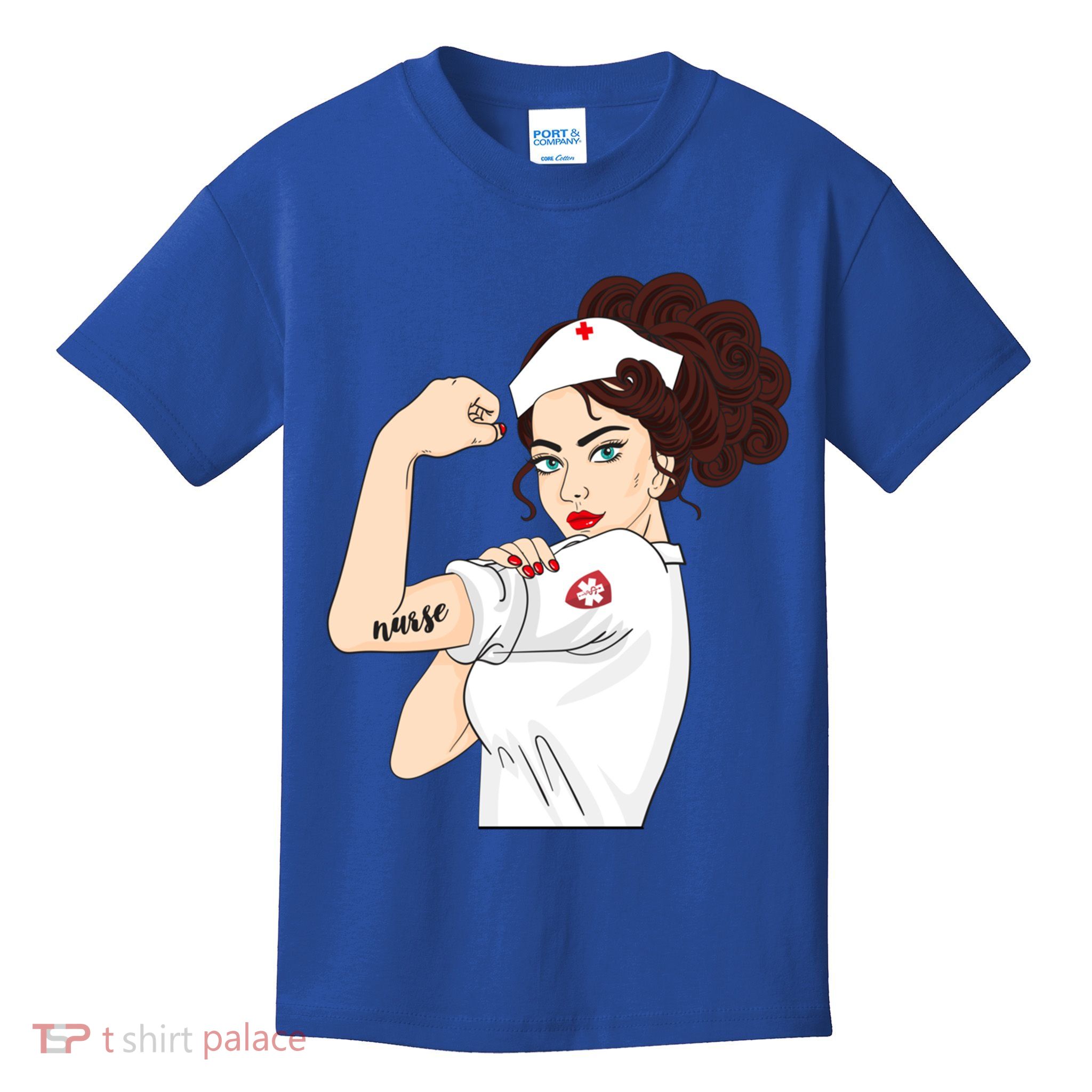 Nurse Strong Warrior Proud Nurses And Students Gift Kids T-Shirt