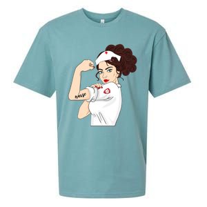 Nurse Strong Warrior Proud Nurses And Students Gift Sueded Cloud Jersey T-Shirt