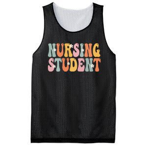 Nursing Student Week Groovy Appreciation Day For Women Work Mesh Reversible Basketball Jersey Tank