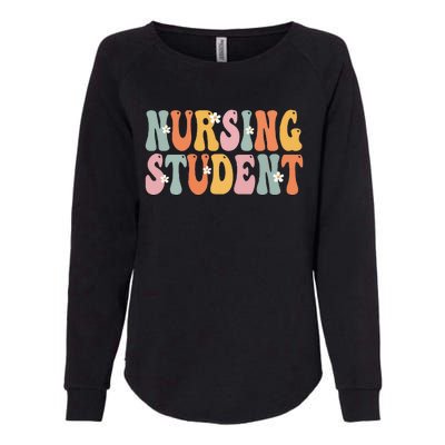 Nursing Student Week Groovy Appreciation Day For Women Work Womens California Wash Sweatshirt