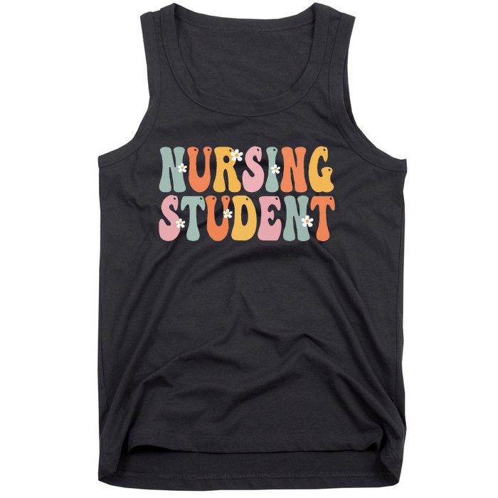 Nursing Student Week Groovy Appreciation Day For Women Work Tank Top