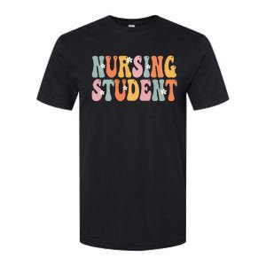 Nursing Student Week Groovy Appreciation Day For Women Work Softstyle CVC T-Shirt