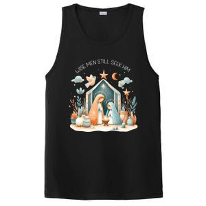 Nativity Scene Wise Still Seek Him Bohemian Christmas PosiCharge Competitor Tank