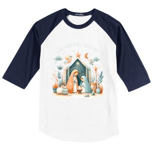 Nativity Scene Wise Still Seek Him Bohemian Christmas Baseball Sleeve Shirt