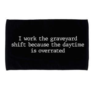 Night Shift Working Quote Nurses Night Crew Nursing Team Great Gift Microfiber Hand Towel