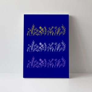 Nonbinary Subtle Wildflowers Floral Lgbtq Lgbt Cute Gift Canvas