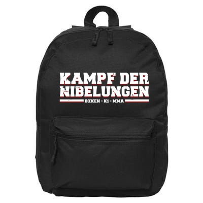 Nick Schwiderski Wearing Kampf Der Nibelungen 16 in Basic Backpack