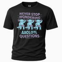Never Stop Wondering Axolotl Questions Performance Shirt