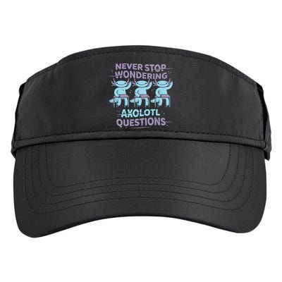 Never Stop Wondering Axolotl Questions Adult Drive Performance Visor