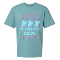 Never Stop Wondering AXOLOTL QUESTIONS For Axolotl Lovers Sueded Cloud Jersey T-Shirt