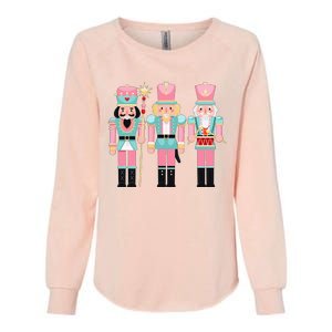 Nutcracker Squad Xmas Christmas Pajamas Womens California Wash Sweatshirt