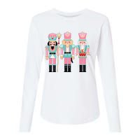 Nutcracker Squad Xmas Christmas Pajamas Womens Cotton Relaxed Long Sleeve T-Shirt