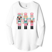 Nutcracker Squad Xmas Christmas Pajamas Women's Perfect Tri Tunic Long Sleeve Shirt